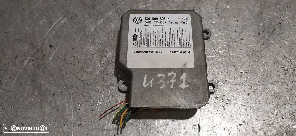 CENTRALINA AIRBAG SKODA ROOMSTER 2008 -1C0909605K - 3