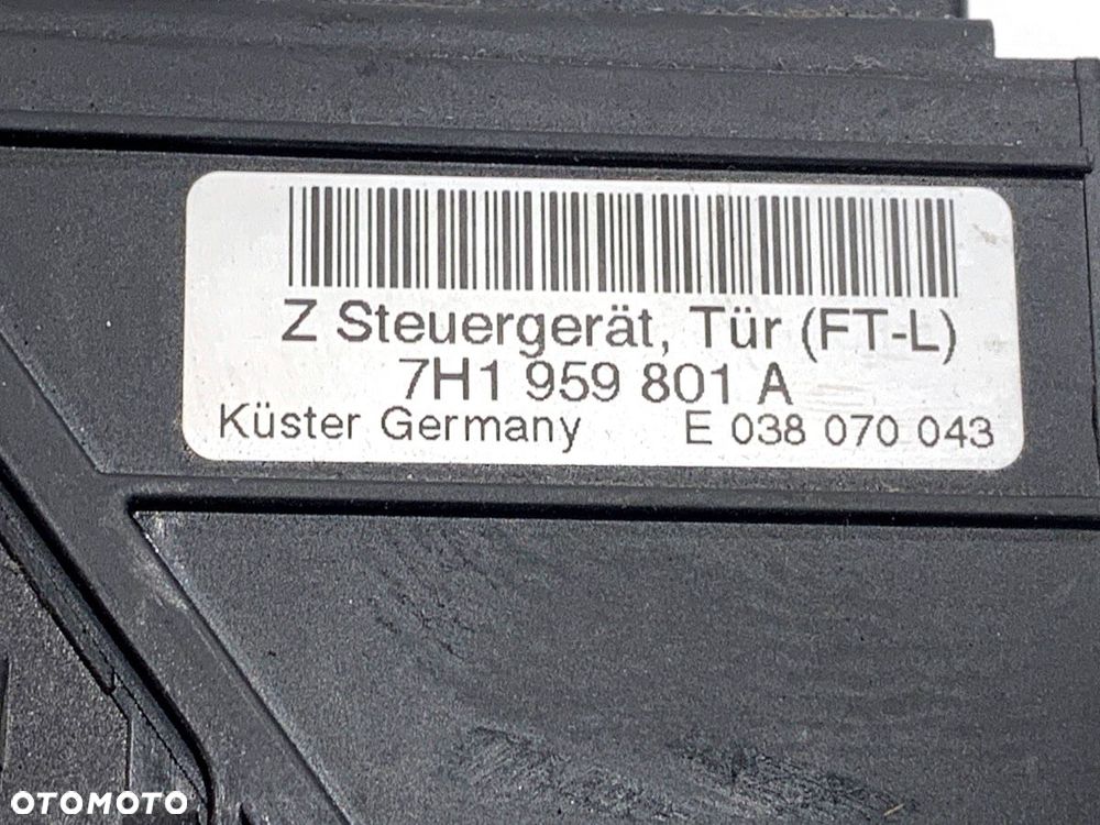 PODNOŚNIK SZYBY LEWY PRZÓD  VW TRANSPORTER V Autobus (7HB, 7HJ, 7EB, 7EJ) 2003 - 2015 2.5 TDI 96 - 6