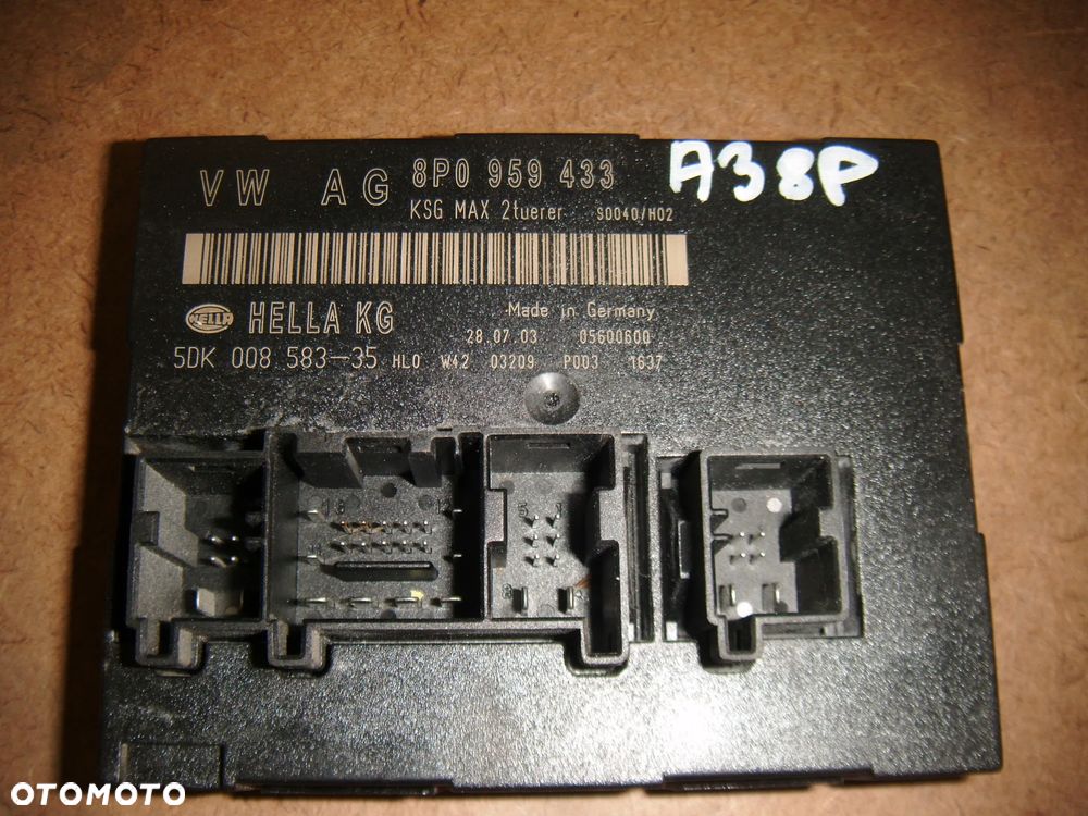 audi a3 8p moduł komfortu 8p0959433 - 1