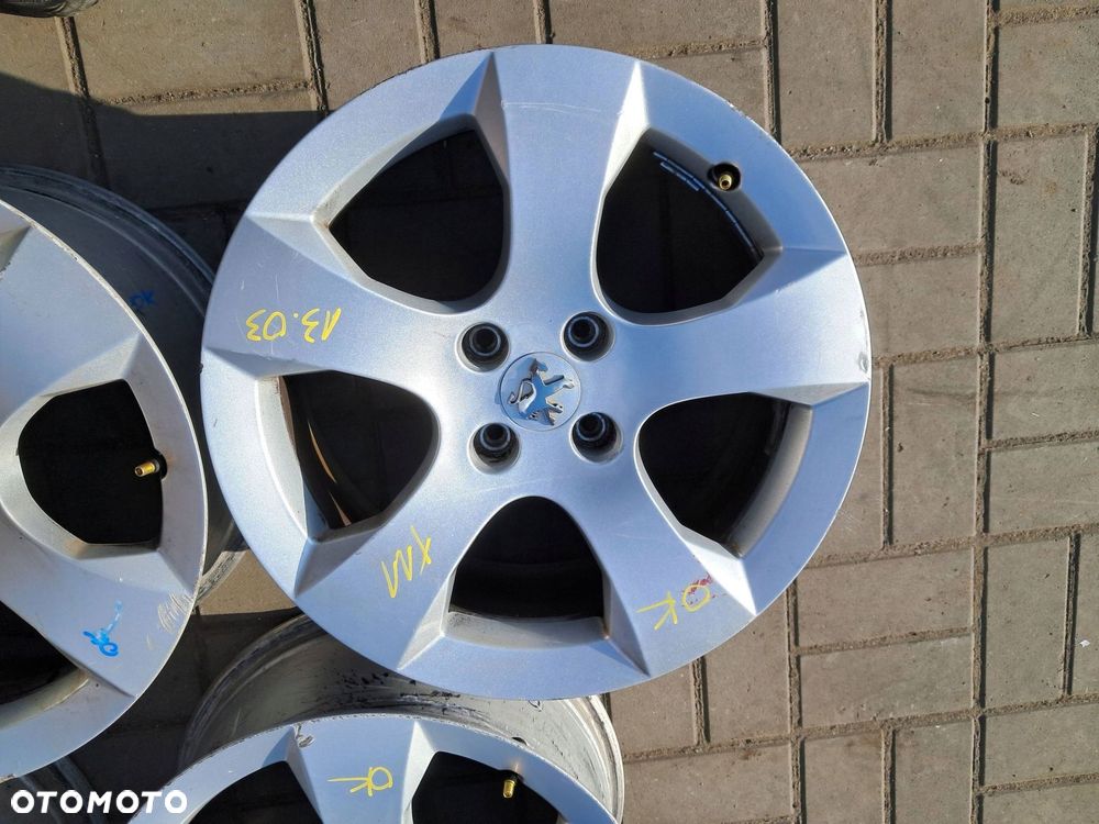 peugeot 3008 i felgi aluminiowe 17" 9684883880 7'5" et29 4x108 - 13