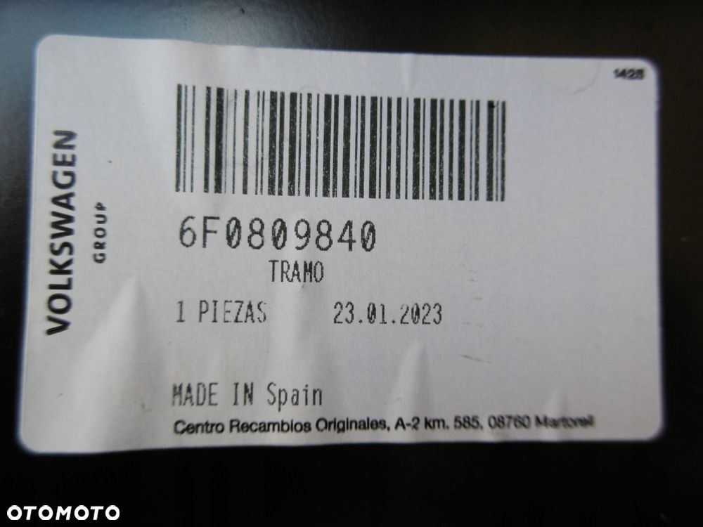 seat ibiza 6f0 - słupek, próg prawy nowy oryginał - 6