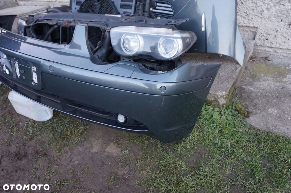 ZDERZAK MASKA LAMPA KOMPLETNY PRZÓD BMW 7 E65 E66 - 2