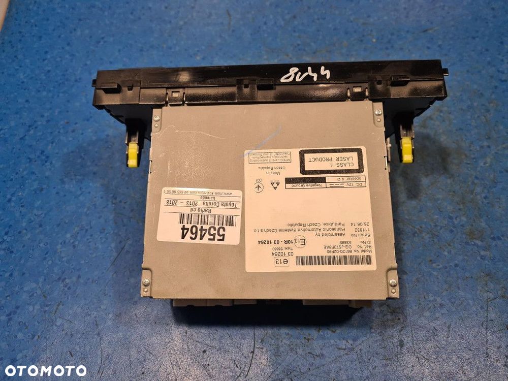 TOYOTA COROLLA E18 RADIO CD 53885 - 5