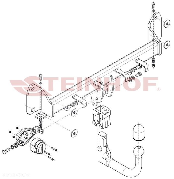 Wypinany hak holowniczy + Moduł 7 pin do BMW X4 F26 BMW X4 G02 - 2