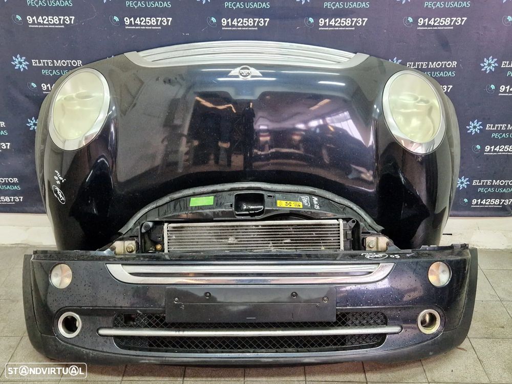 Frente completa usada MINI ONE R53 R50 capot parachoques guardalamas fibra reforço oticas - 3