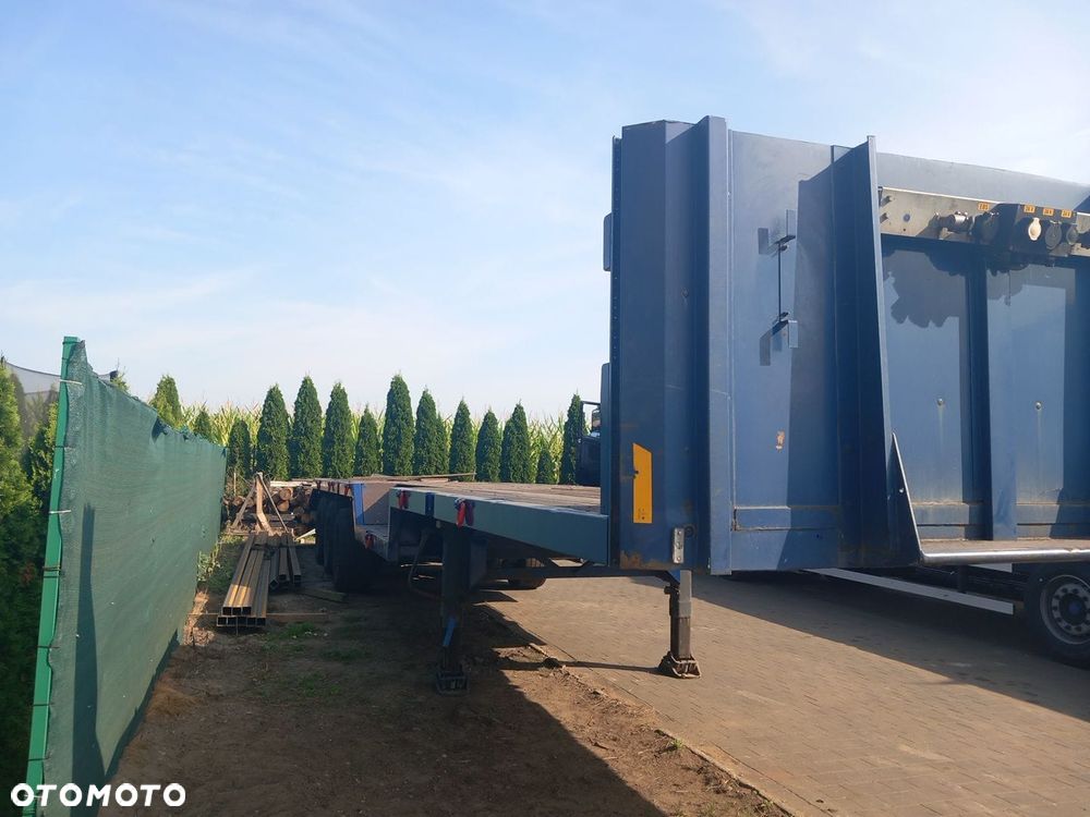 Lag platforma niskopodwoziowa zagłębienia na kombajn, ładowarkę, dźwig, ciągnik siodłowy, 13,5m pokładu - 2