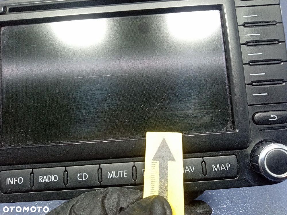 VW GOLF V RADIO CD FABRYCZNE NAWIGACJA 1K0035198B - 4