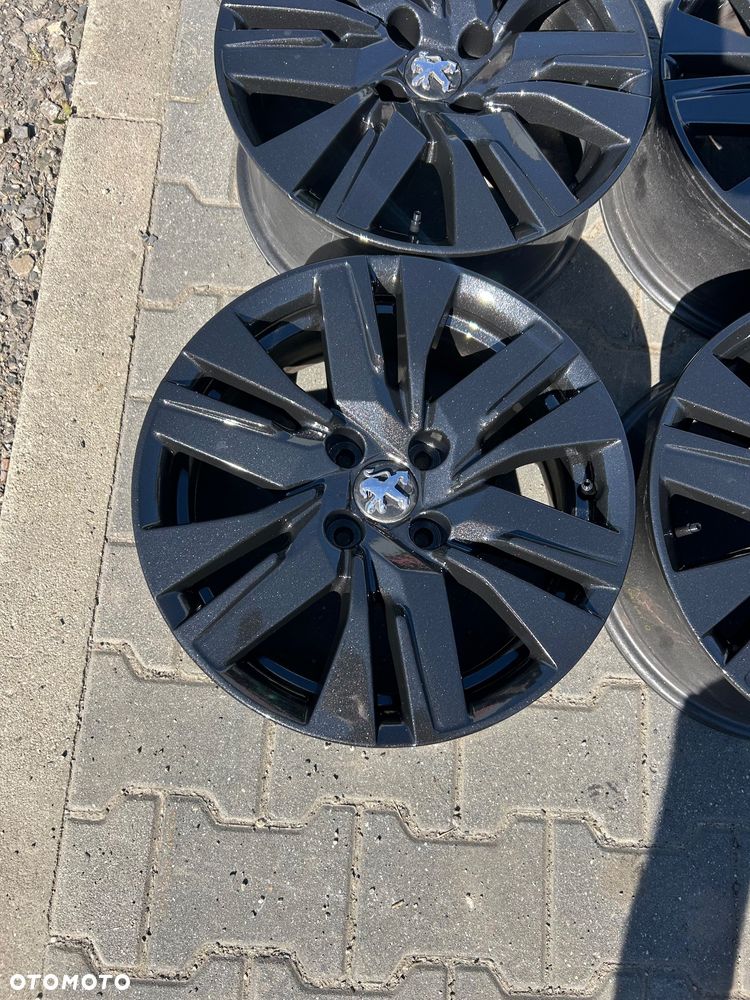 Alufelgi Peugeot Citroen 16 cali 4x108 oryginalnyme czarne - 3