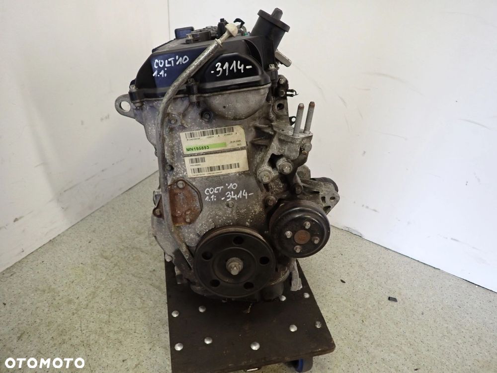 MITSUBISHI COLT 1.1 BENZ CZ3 04- SILNIK MOTOR BEZ ZMIENNEJ FAZY - 1