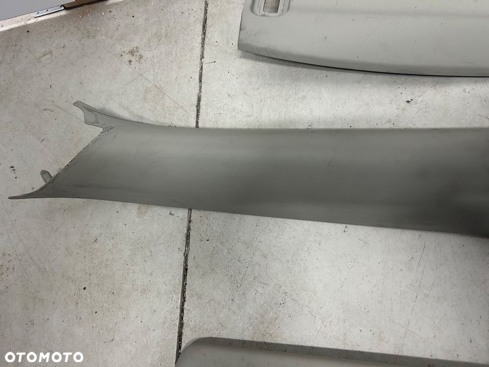 Saab 93 9-3 cabrio osłona dachu kremowa przeciwsłoneczna słupka A B komplet ramki - 6