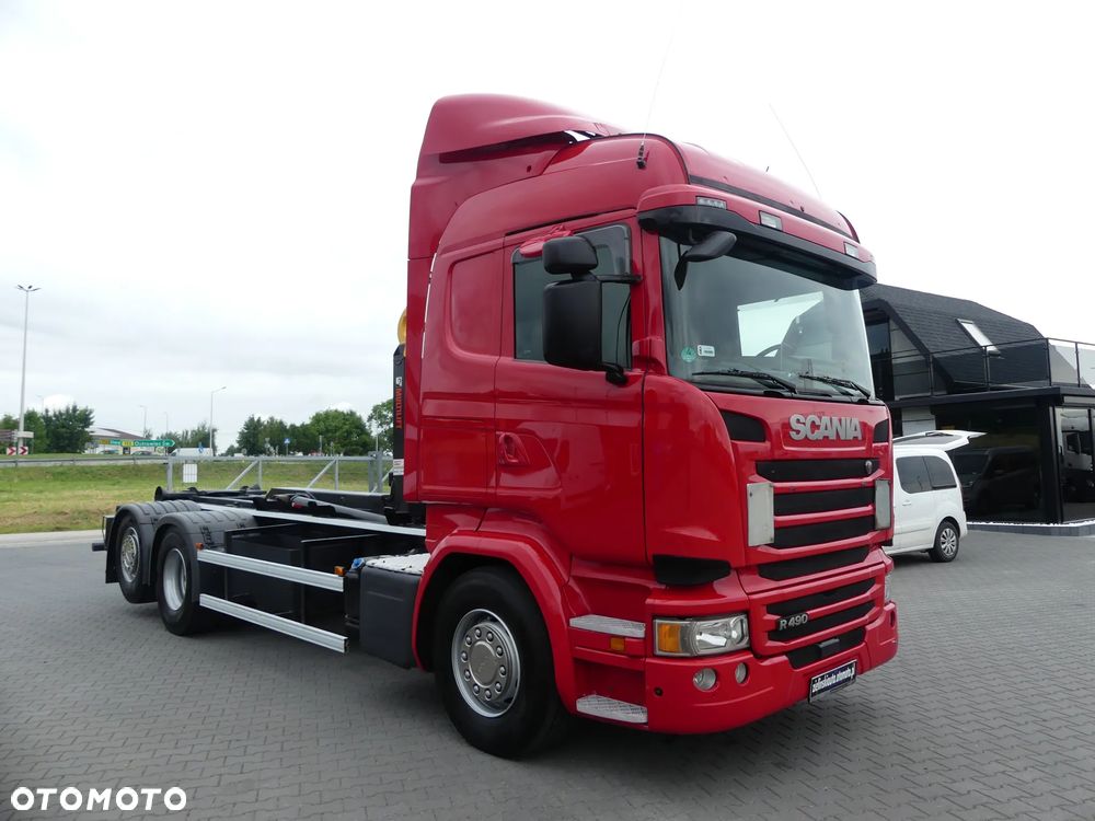 Scania R 490 / 6x2 / HAKOWIEC / HIAB MULTILIFT / RETARDER / EURO 6 / - 13