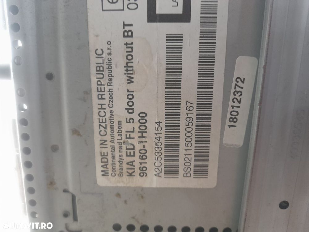 Radio cd player 96160-1h000 Kia Ceed 1 [facelift] [2010 - 2012] 1.6 b - 2