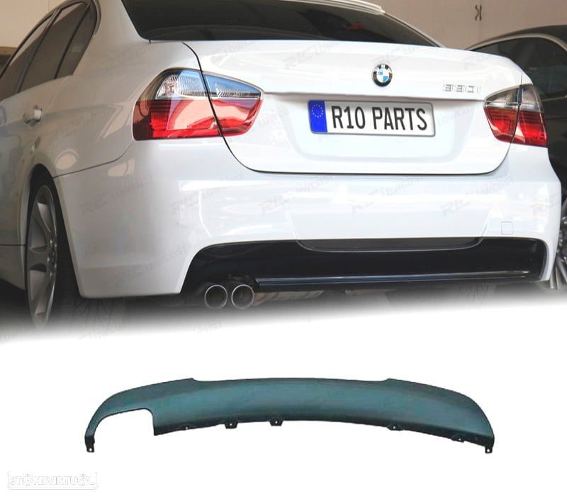 DIFUSOR BMW E90 E91 LOOK M DUPLA SAÍDA ESQUERDA 00--- - 1