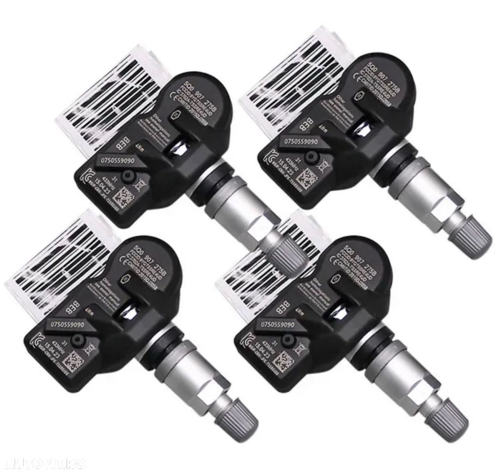 Set Senzori Presiune Roti Anvelope Tpms Audi Vw Mercedes Renault Lexus - 1