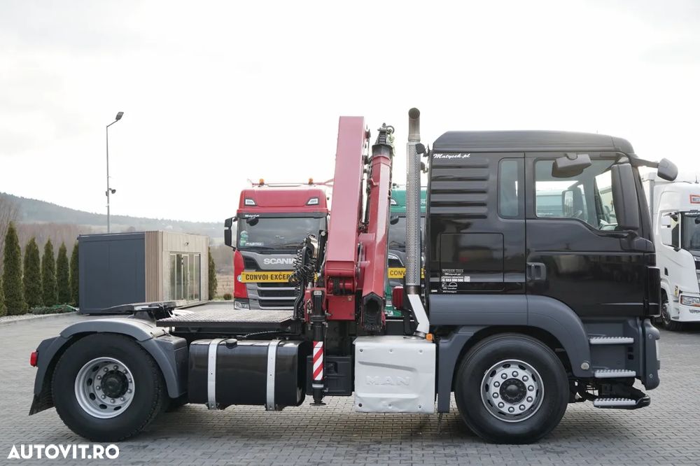 MAN TGS 18.480 / 4x2 / HDS HMF 1820 K6 / 17.2 m REACH / MANUAL / RADIOCOMANDĂ / IMPORTAT - 10