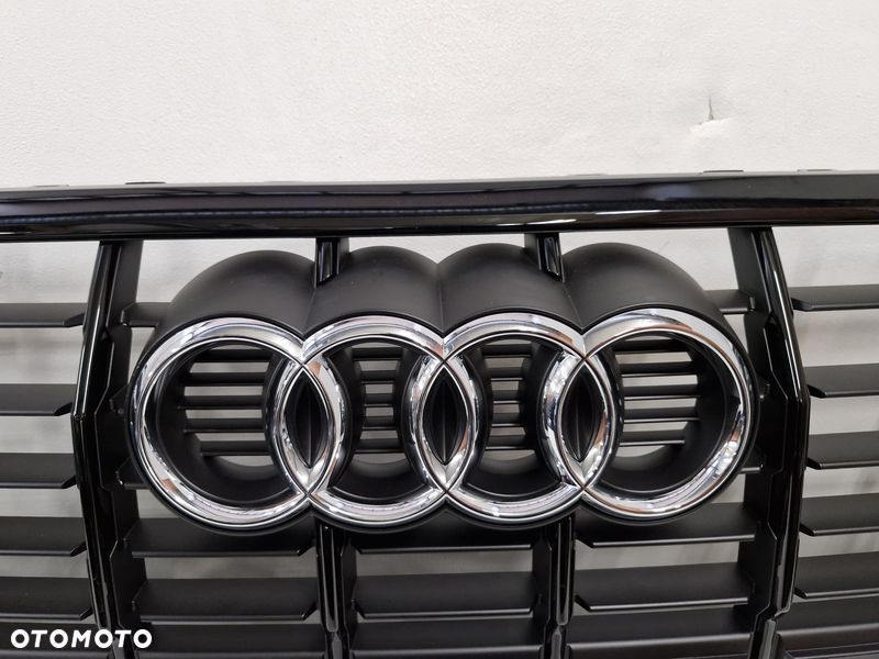 audi q3 2 ii 83a s-line grill atrapa chłodnicy zderzaka przód czarna 83a853651e - 4