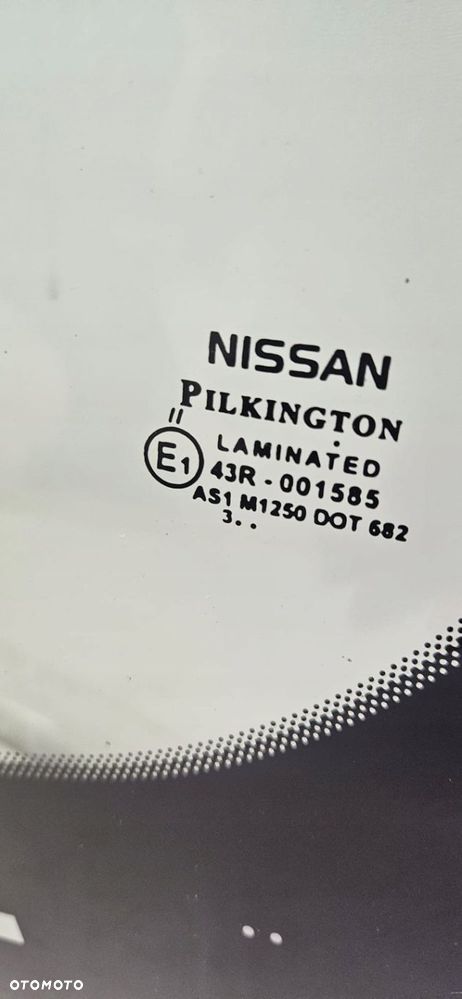 SZYBA PRZEDNIA CZOŁOWA NISSAN MICRA K12 sensor 2003-2011R ORYGINAŁ - 2