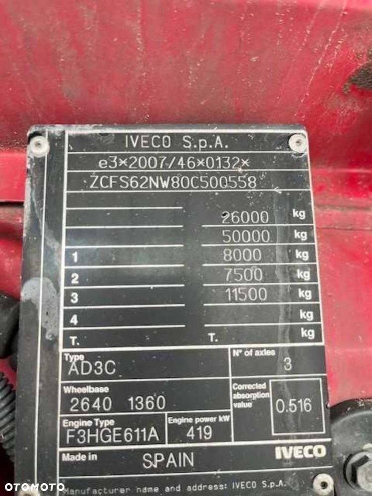 Iveco 26.570  6x2 - 3
