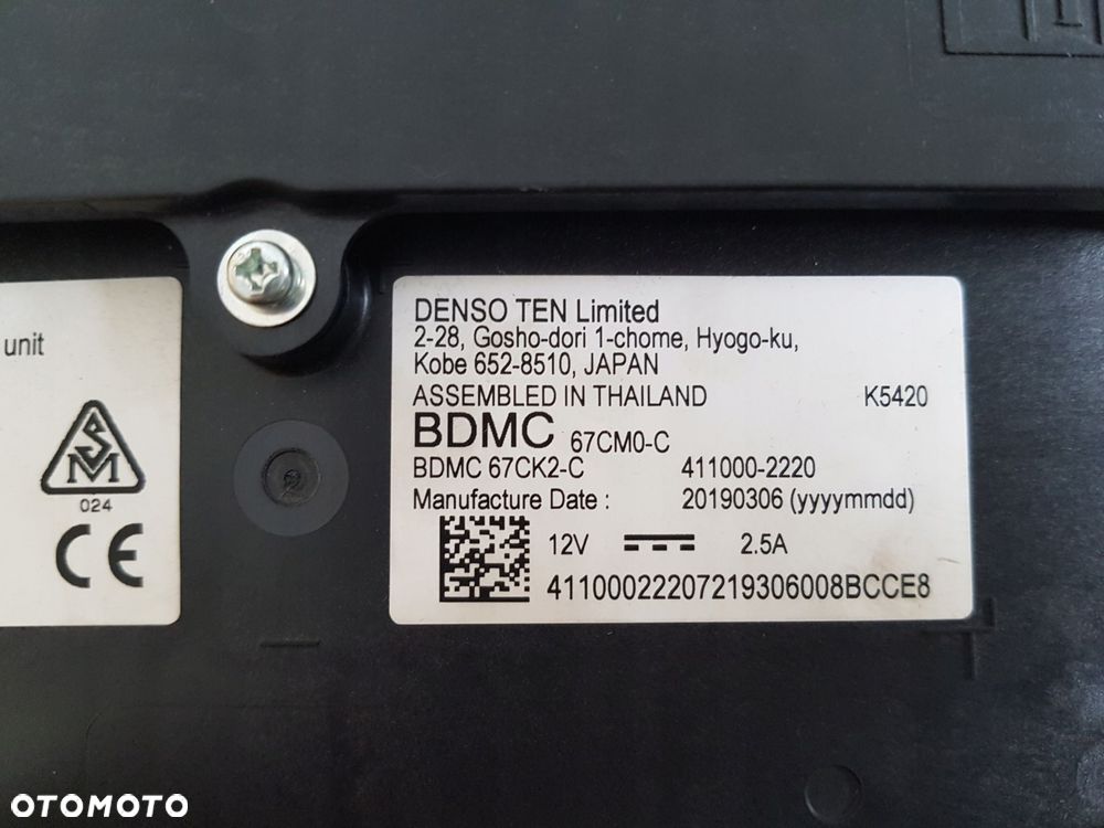 mazda 3 moduł ecu sterownik komputer bdmc-67-cm0g bdmc67cm0g - 6