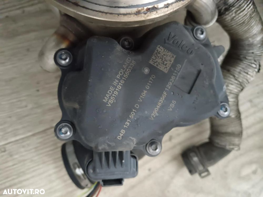 Racitor gaze cu supapa egr skoda rapid, audi a1 1.6 tdi cxm 04l131512ah, 04b131501d - 2