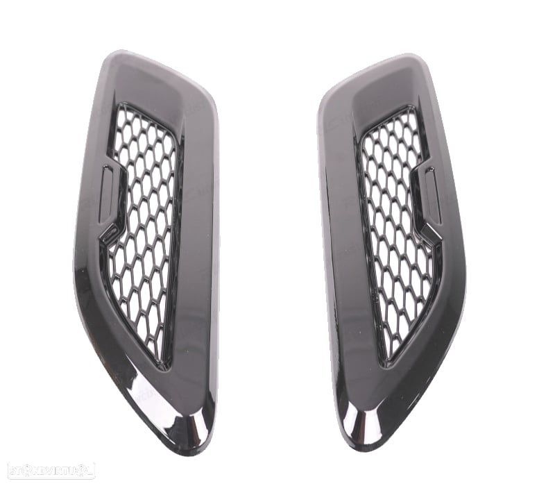 ENTRADAS DE AR RANGE ROVER EVOQUE 10-18 LOOK SVR PRETO BRILHANTE - 2
