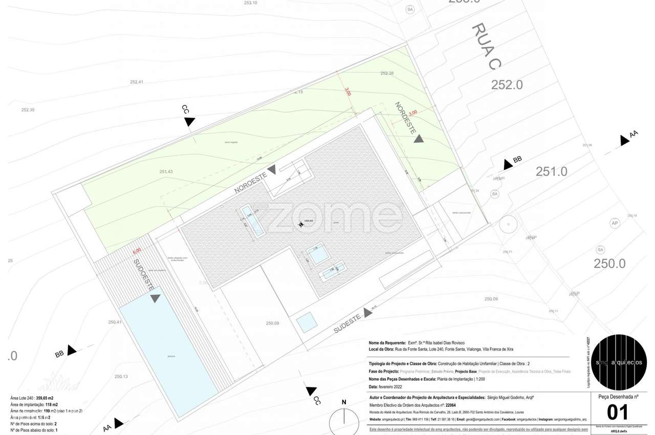 LOTE DE TERRENO PARA MORADIA - FONTE SANTA, VIALONGA - Grande imagem: 4/15