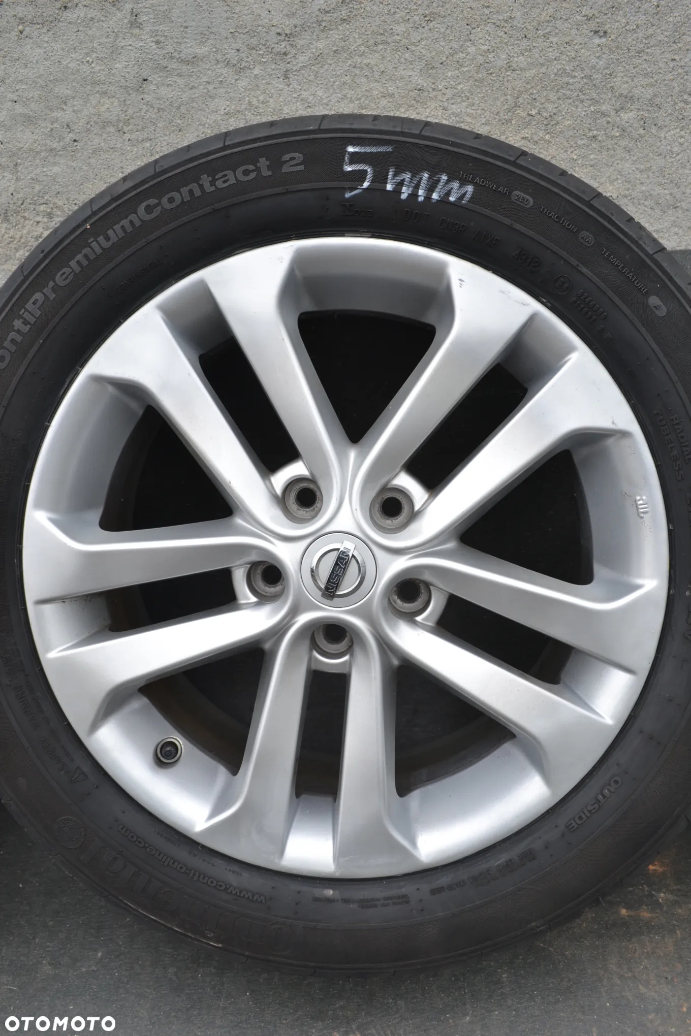 NISSAN JUKE LEAF QASHQAI TIDA ALUFELGI FELGI ALUMINIOWE 7x17 ET47 5x114.3 - 4
