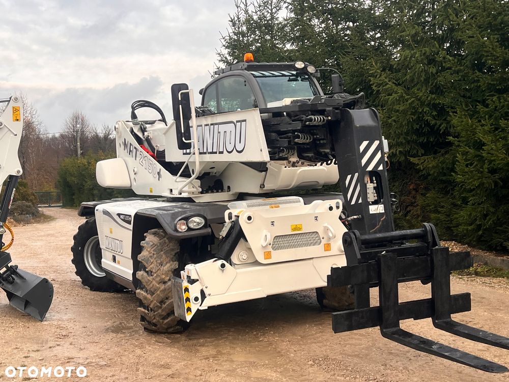Manitou 2150 Mrt MANITOU ŁADOWARKA TELESKOPOWA Roto  widły kosz PILOT do sterowania  2016/17 1840 2540 2550 kolor od nowości biały Mercedes silnik manitou Roto Mrt 2150 - 33