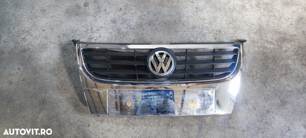Grila bara fata volkswagen vw touran 1T2 1.9 BLS cromata - 2