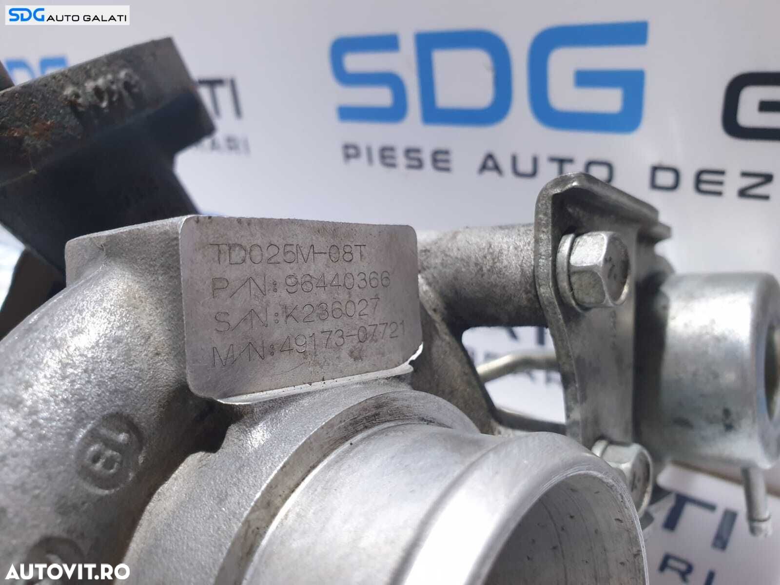 Turbo Turbina Turbosuflanta Chevrolet Captiva Captiva 2.0 D 89KW 121CP 2006 - 2011 Cod 96440366 49173-07721 [M3679] - 2