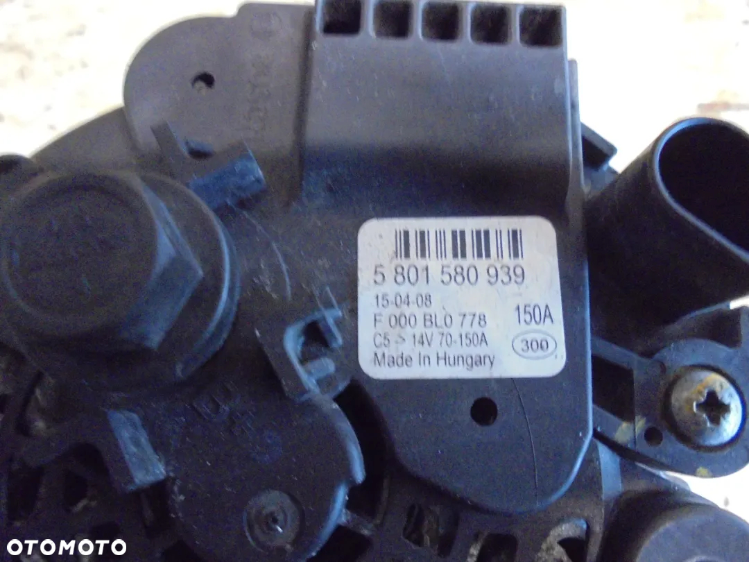 ALTERNATOR IVECO DAILY 3.0 150A 5801580939 - 2