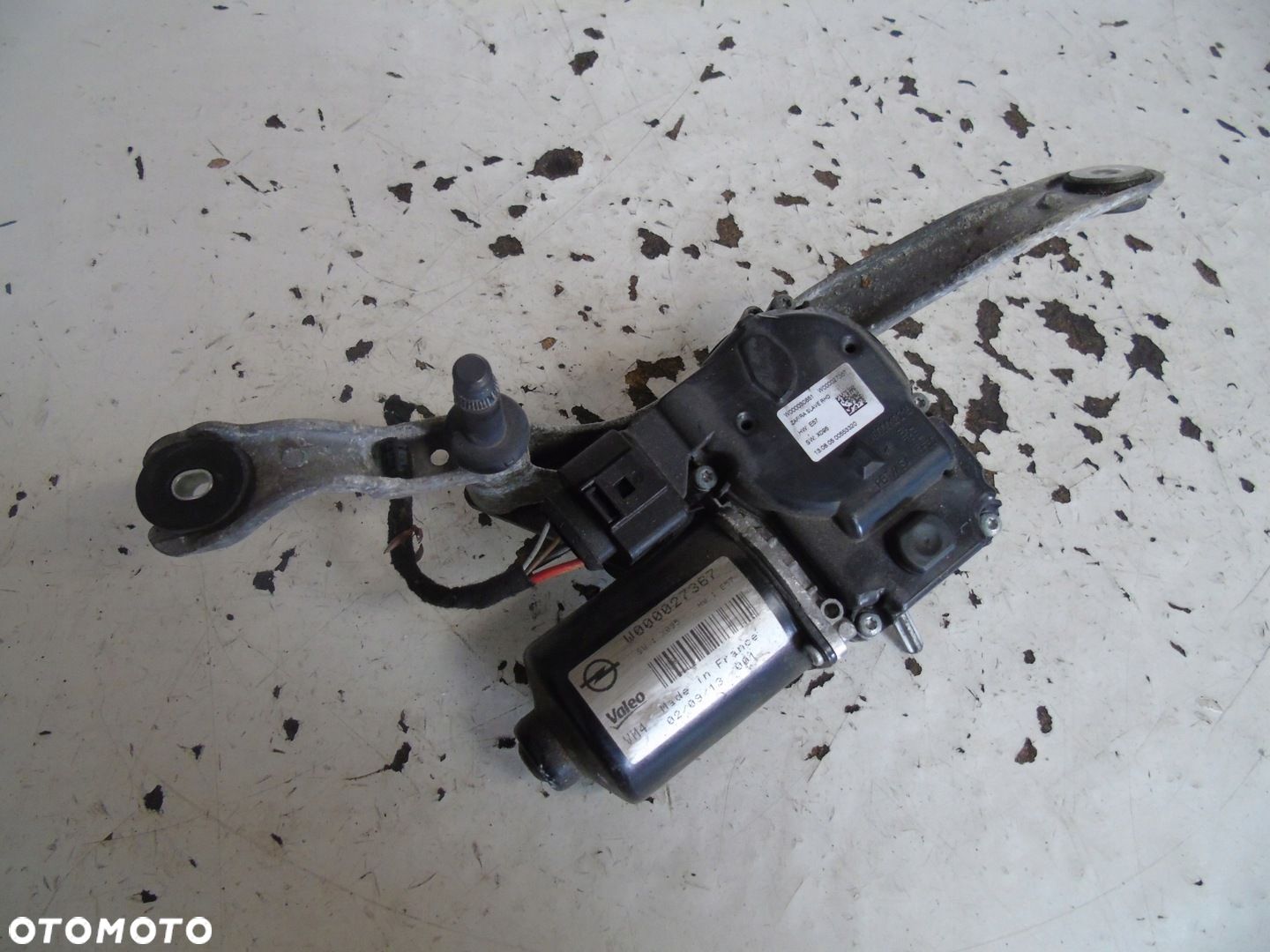 SILNICZEK WYCIERACZEK PRZÓD LEWY OPEL ZAFIRA C W000027367 - 1