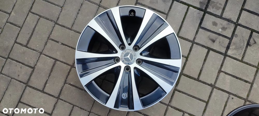 FELGI ALUMINIOWE STOPNIOWANE 5x112 2x 8Jx18 CALI ET43 2x 9Jx 18 CALI ET 52,5 fi 66,6 MERCEDES E CLS GLK GLS 4 SZTUKI KOMPLET - 6