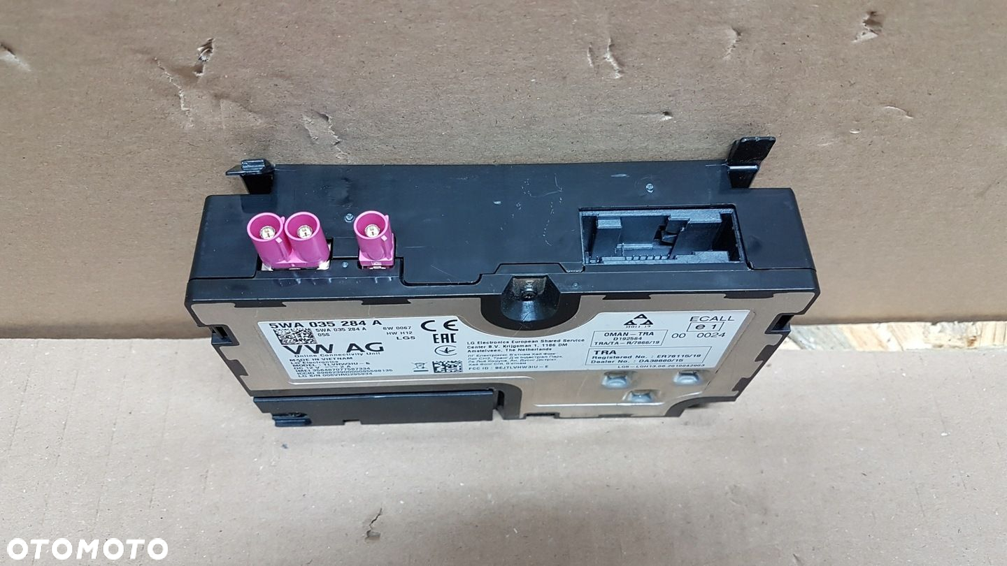 MODUŁ STEROWNIK ONLINE VW SKODA AUDI 5WA035284A - 4