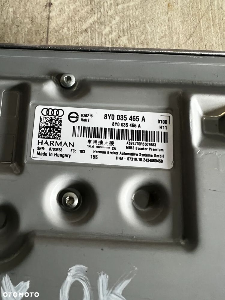 WZMACNIACZ AUDI HARMAN BECKER BANG OLUFSEN 8Y0035465A - 3