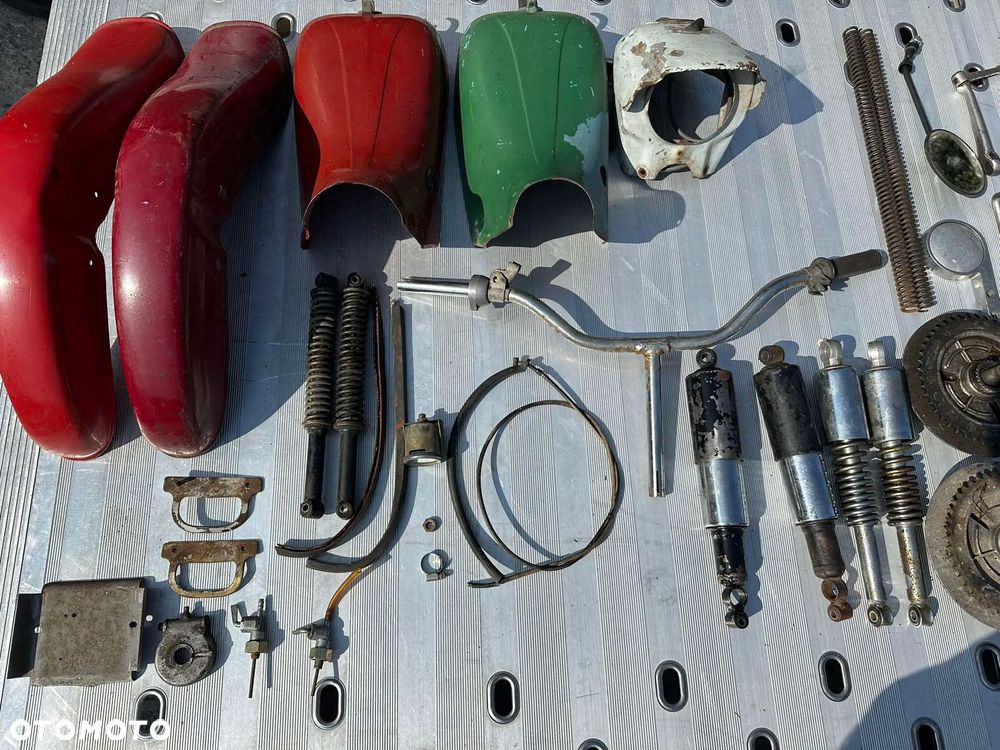 Części Romet Ogar 200 205 Motorynka Błotnik Bagażnik Schowek Tłumnik - 11