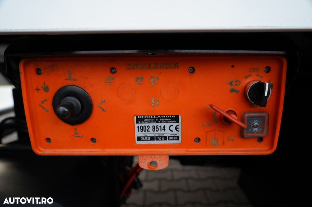 Volkswagen CRAFTER / CONTAINER / DHOLLANDIA LIFT / 2019 / TWIN / 3 LOCURI / - 14