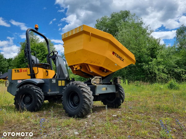 Terex TA3sh Wozidło Budowlane Obrotowe 3tony REWERS jak Nowe 2016r z Norwegii Kubota 4cyl