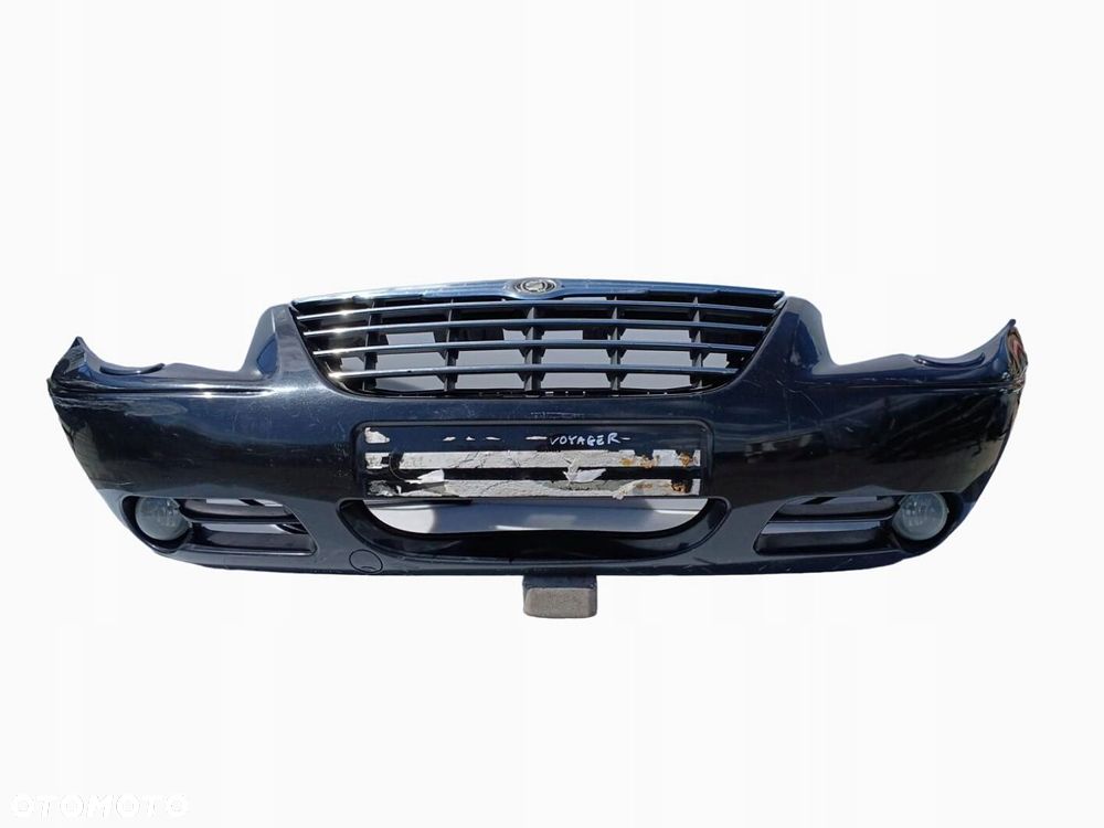 ZDERZAK PRZÓD PRZEDNI CZARNY NA SPRYSKI CHRYSLER VOYAGER IV LIFT 05-08r. - 1