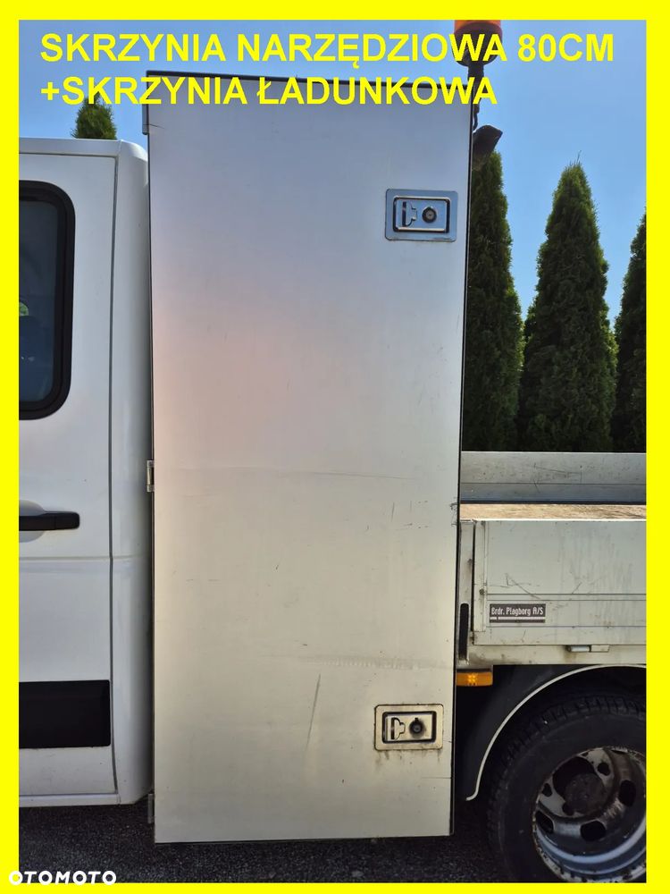 Skrzynka narzędziowa nierdzewka 80cm, Skrzynia Ładunkowa - 1