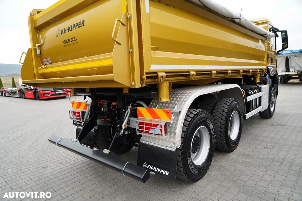 MAN TGS 33.480 / 6X6 / BASCULATOR 3 LATE / BORDMATIC / HYDROBRA / KH KIPPER / AUTOMAT / NOU / DISPONIBIL IMEDIAT / - 24