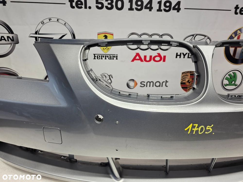 BMW E60 / E61 03-06 ZDERZAK PRZEDNI PRZÓD NA SPRYSKI + 4xPDC , NR 5111703369 / 703369 , NR AUKCJI NZ1705 - 13