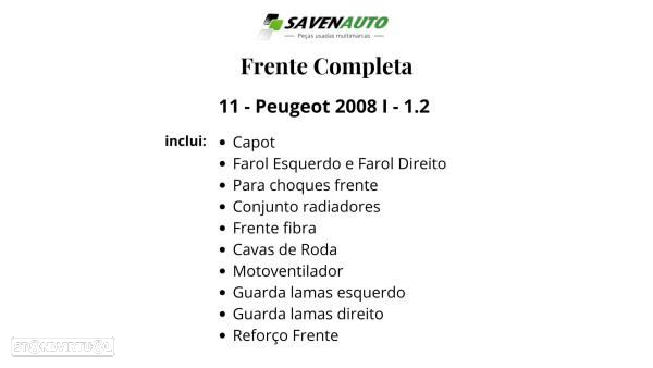 Frente Completa Peugeot 2008 I (Cu_) - 2