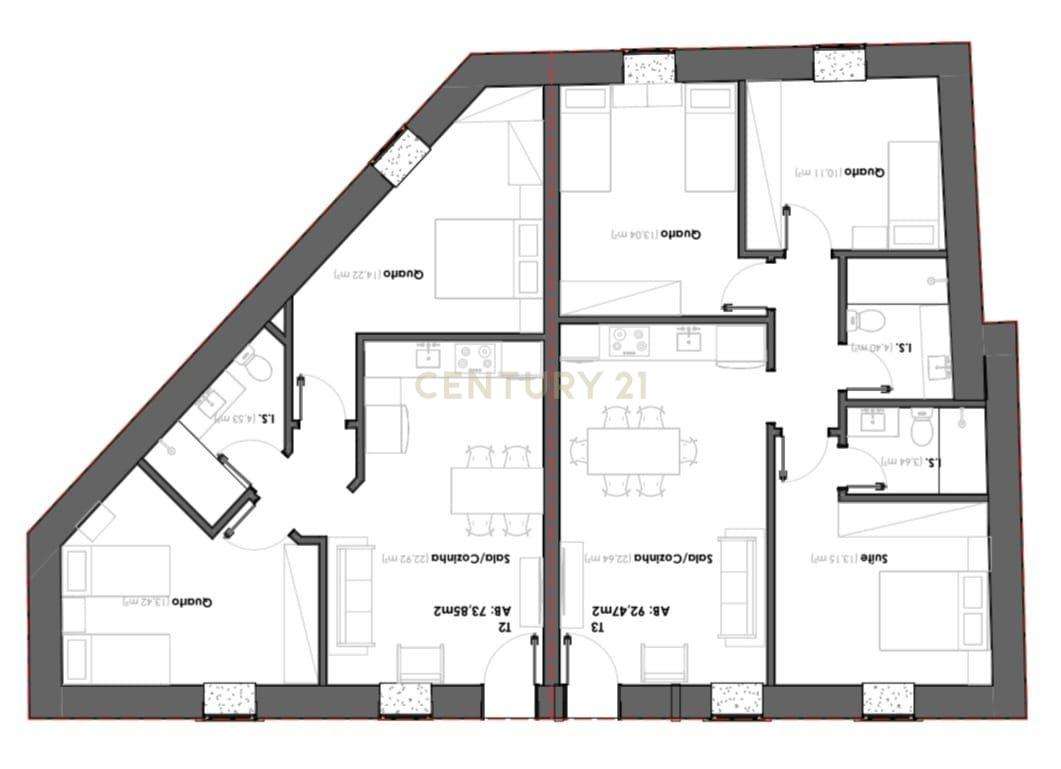 Apartamento T3 e T2 para Construção - PIP Aprovado - Torres Novas - Grande imagem: 2/29