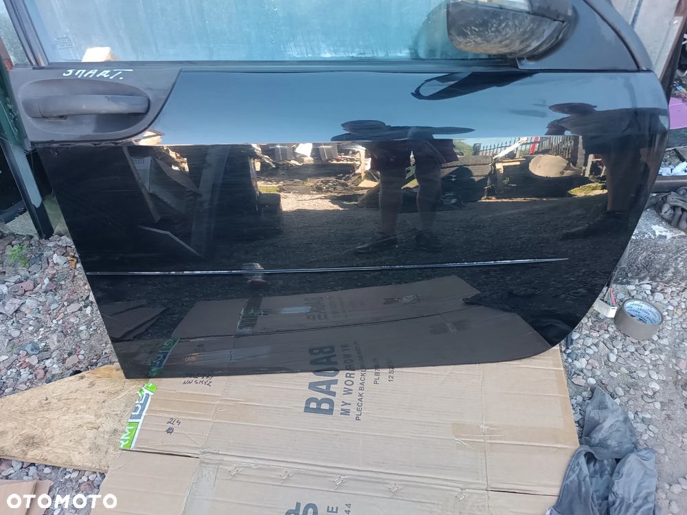 SMART 454 DRZWI PRZÓD PRZEDNIE  PRAWE KOMPLETNE CZARNE - 2