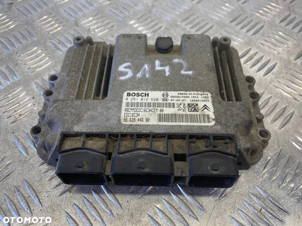 STEROWNIK KOMPUTER SILNIKA MODUŁ PEUGEOT CITROEN BERLINGO 9659614980 - 2