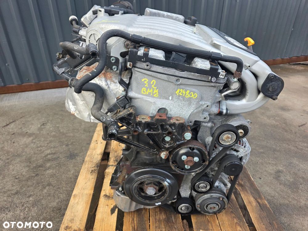 SILNIK KOMPLETNY R32 AUDI A3 TT VW GOLF ITP 3.2 VR6 BMJ 124800KM ! - 2