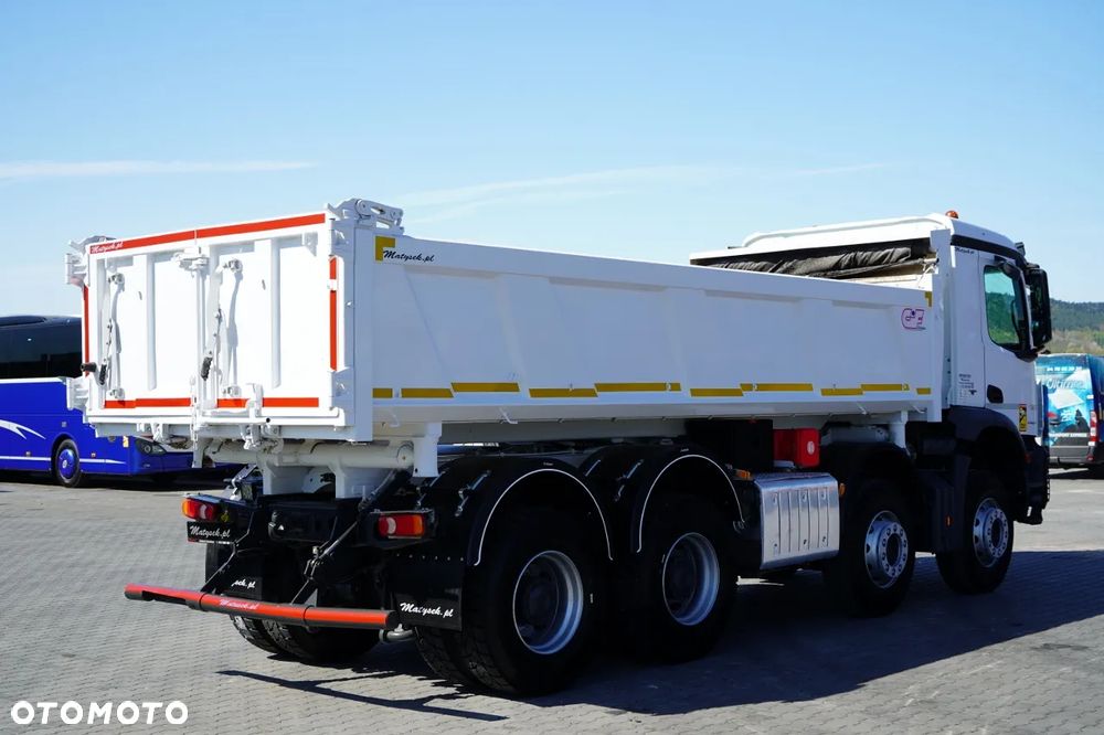 Mercedes-Benz AROCS 3243 / 8x4 / WYWROTKA DWUSTRONNA 6.1 M / HYDROBURTA / BORDMATIC / AUTOMAT / OPONY 100% / EURO 6 / - 17