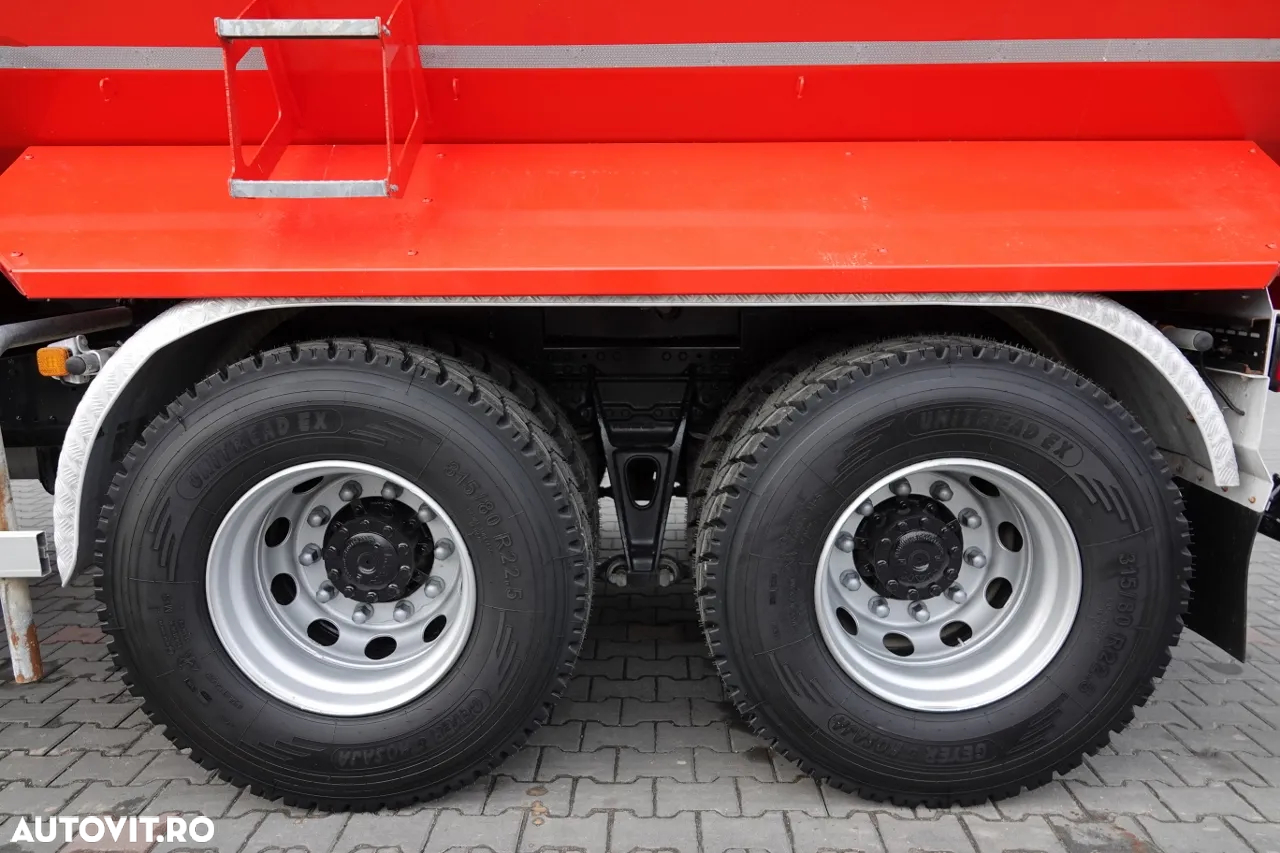 MAN TGS 35.430 / 8X4 / BASCULANĂ SPATE / HYDROCLAP / PNEURI 100% / 2022 / 109.000 PLN KM - 23