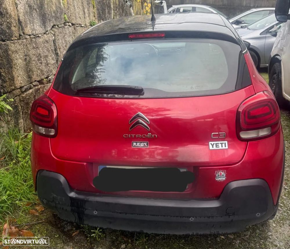 Para Choques Trás Citroen C3 Ano 2017